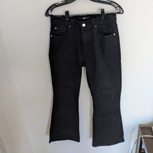 7 For All Mankind Black Jeans Size 29